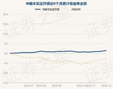 12月6日基金净值:中银丰实定开债最新净值1031