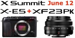 富士6月12日将发布XF23mm饼干镜头与X-E5相机主题定